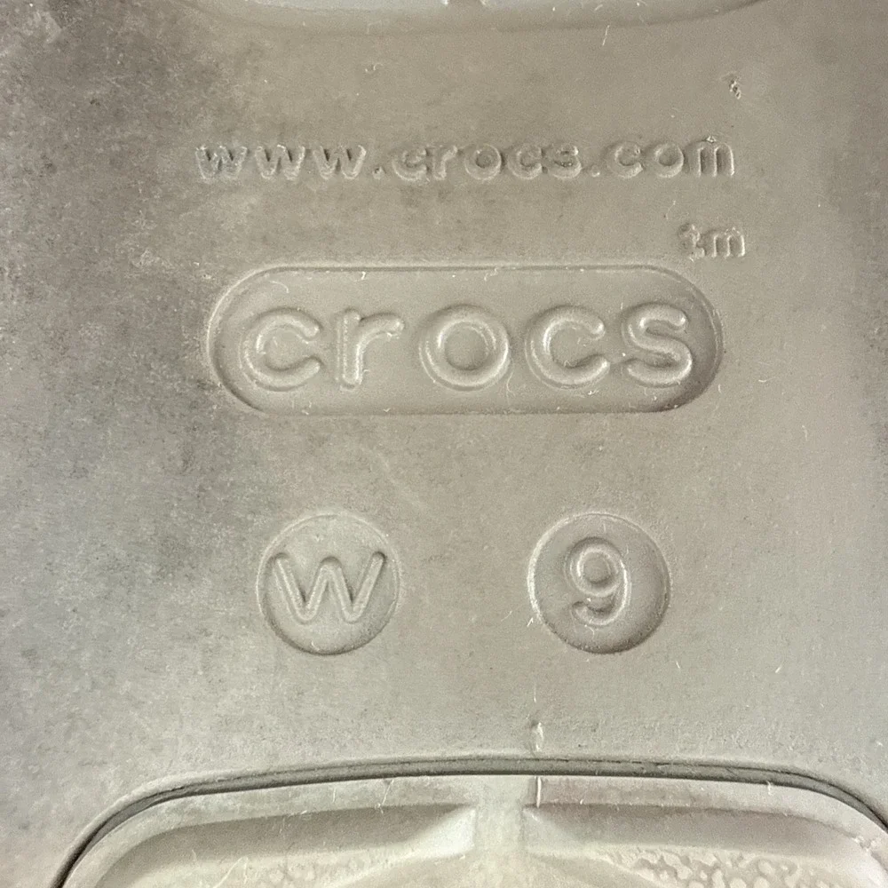 Crocs Brooklyn Low Wedge Platform Sandals Women 9 Black Cashew Strappy Slingback